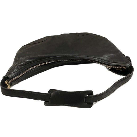 Authentic Vintage Gucci Signature embossed all leather designer hobo bag. B9 - Picture 5 of 16